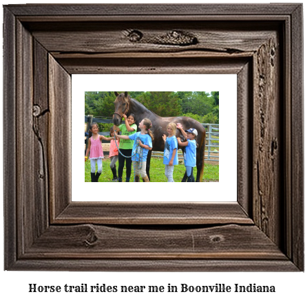 horse trail rides near me in Boonville, Indiana